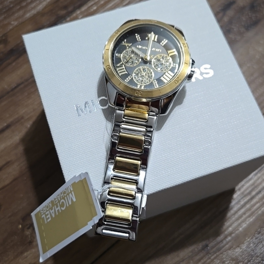 Michael Kors Gold and Silver Watch
